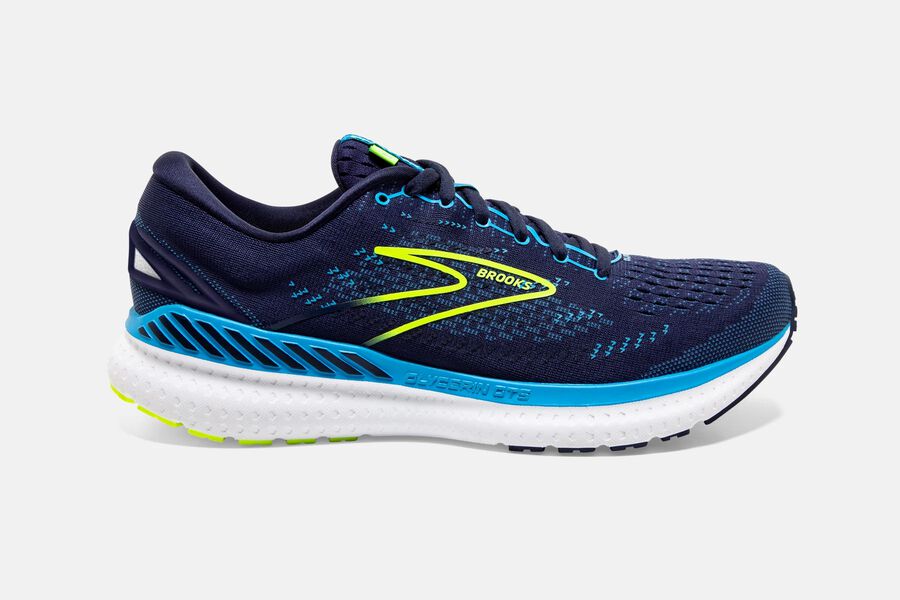 Brooks Men's Glycerin GTS 19 Road Running Shoes Navy/Blue/Nightlife ( BXYZN3750 )